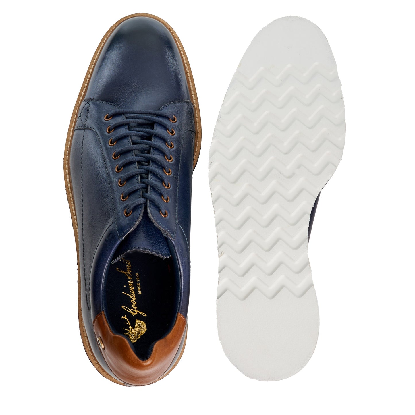 DANTE 2.0 NAVY WEDGE DERBY