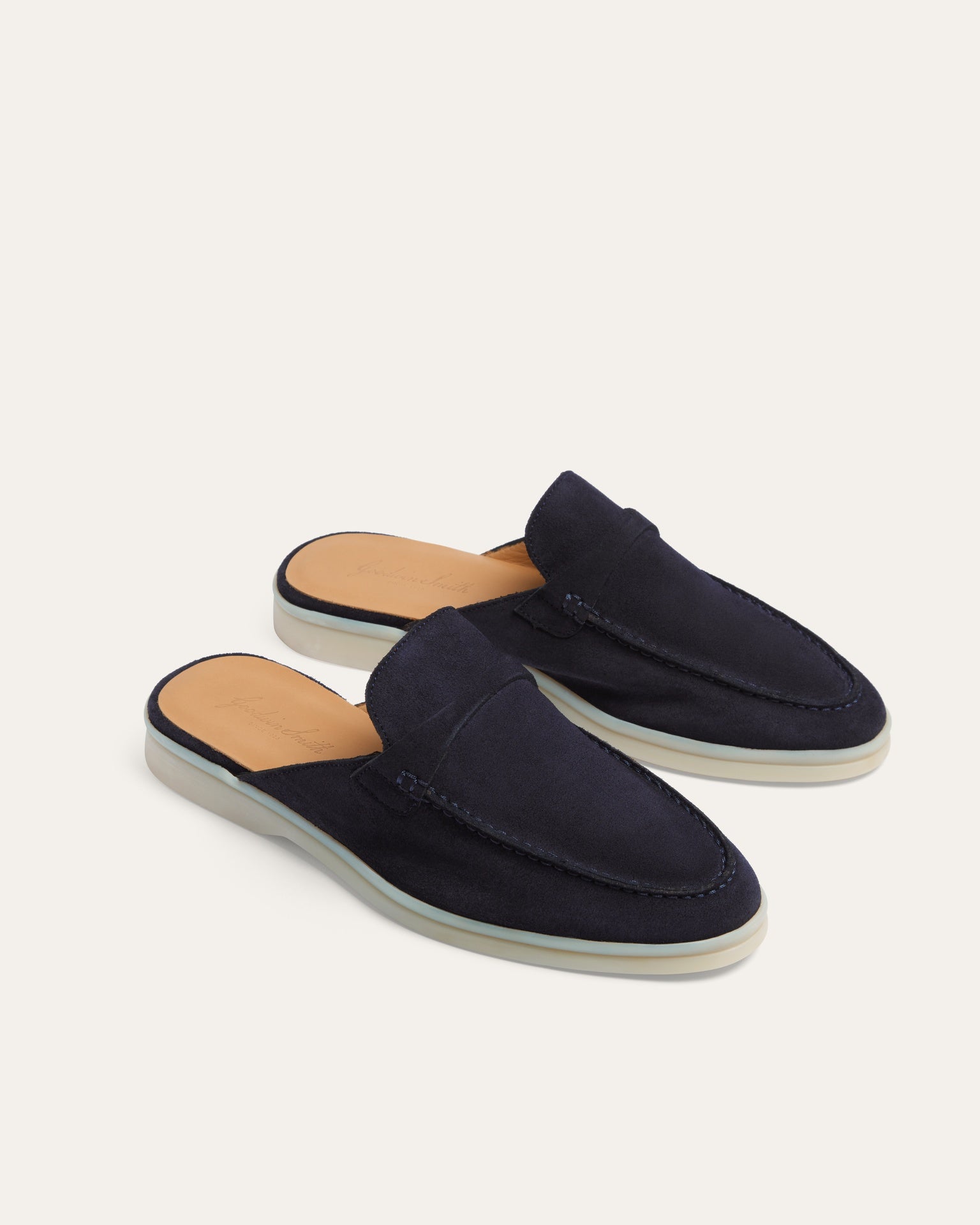 AMEILA NAVY SUEDE SLIP-ON LOAFER