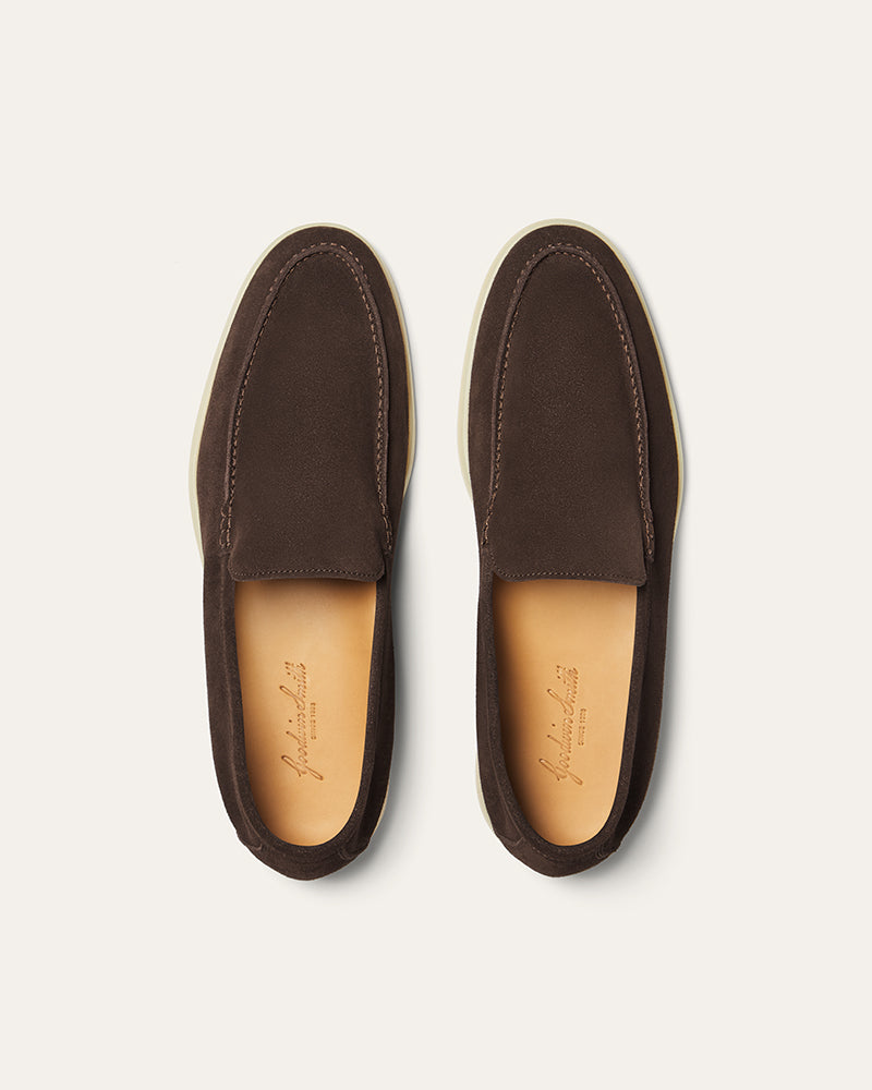 XANDER BROWN SUEDE LOAFER