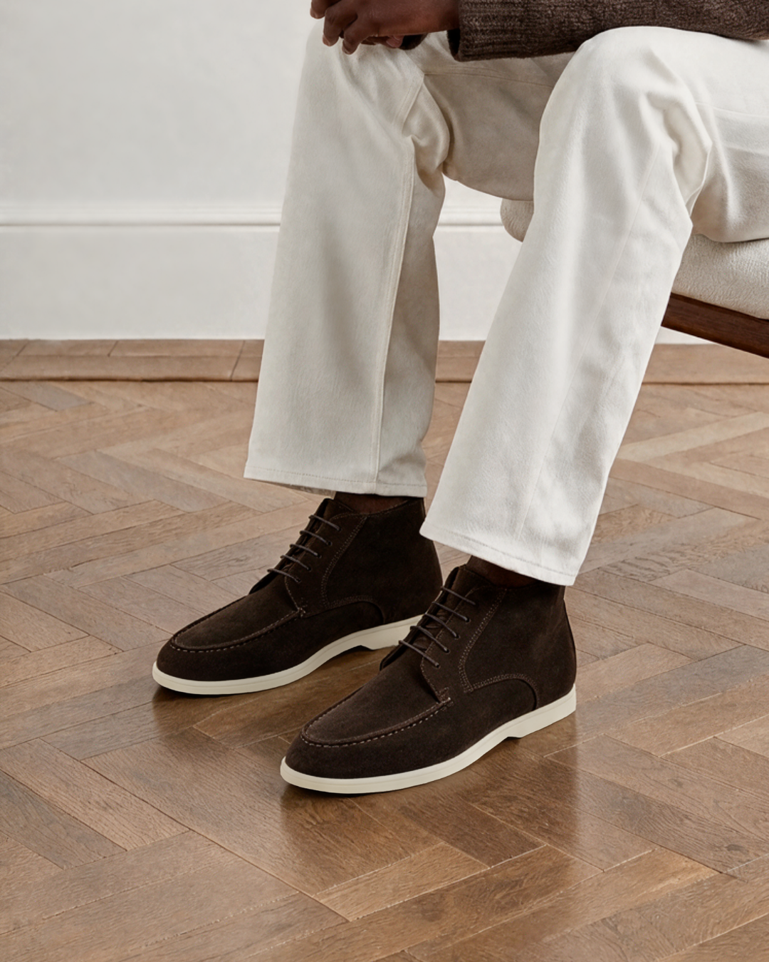 SPENCER MENS BROWN/IVORY BOOT