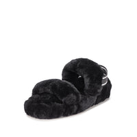 FREYA BLACK SHEEPSKIN SLIPPER