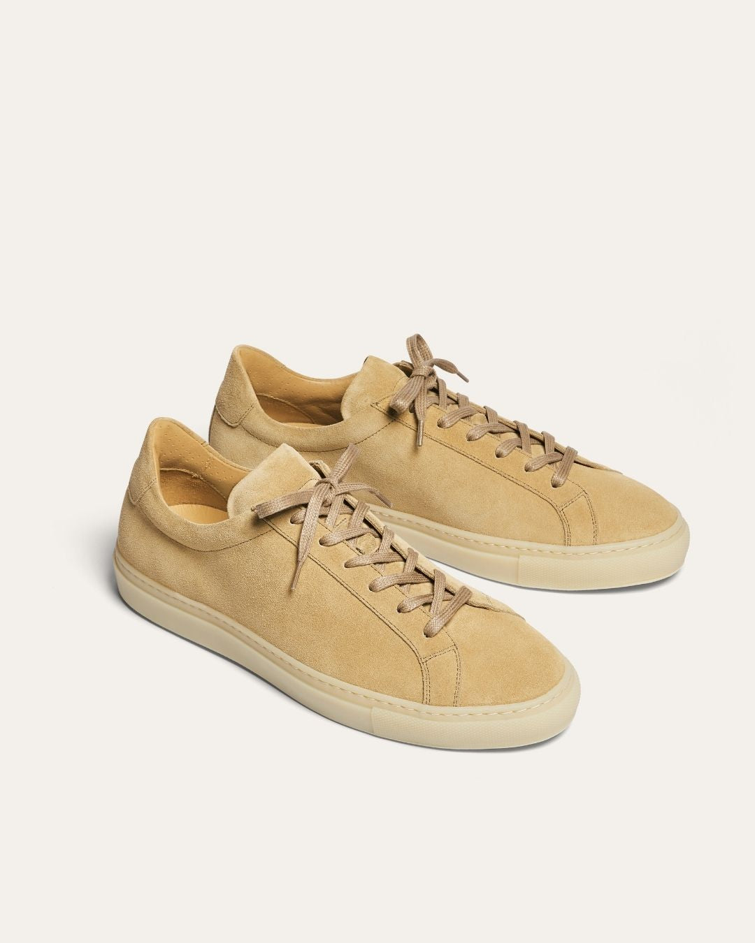 HUGO BEIGE SUEDE TRAINER