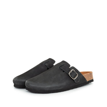 MULE EN CÈDRE NOIR POUR HOMME