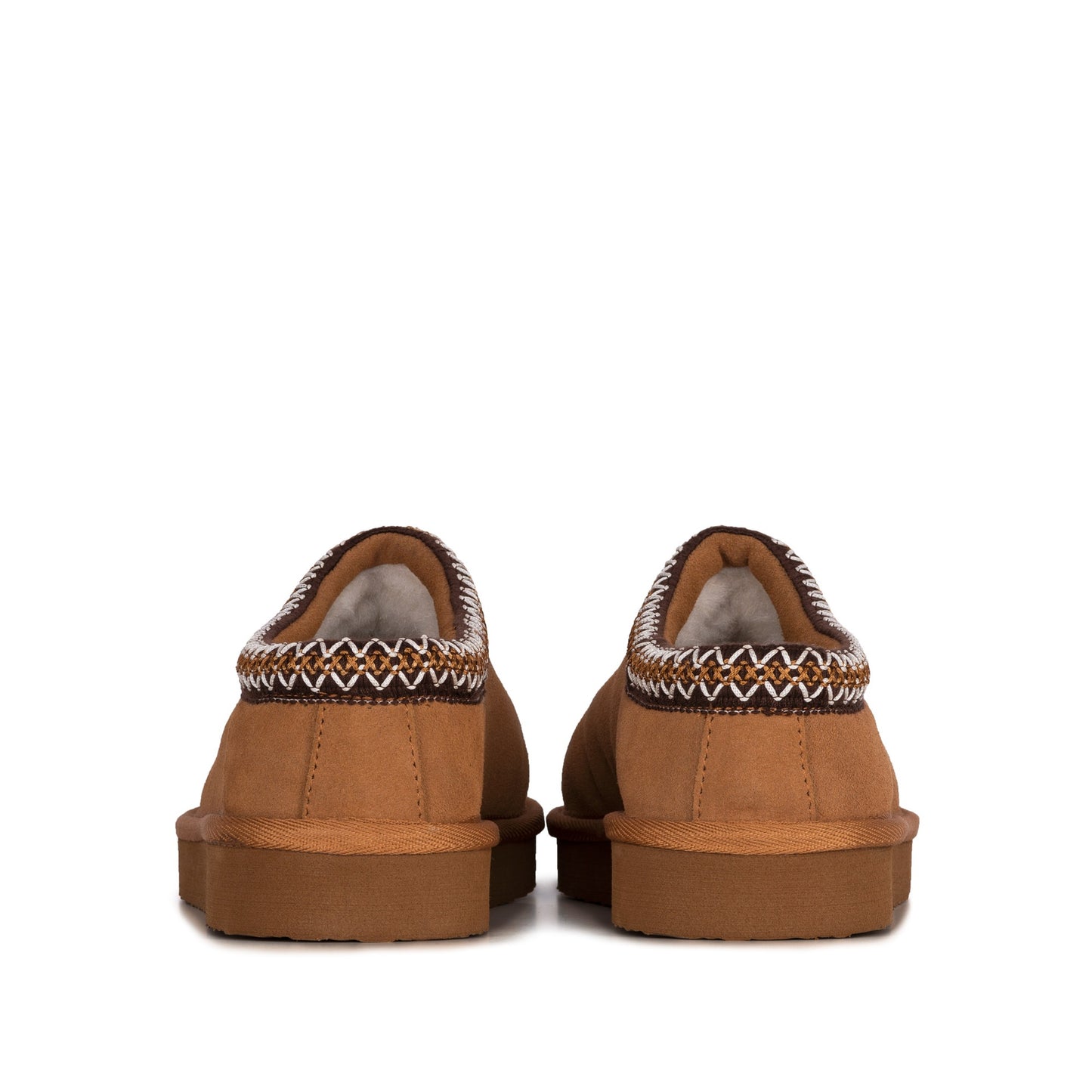 ETHAN TAN SHEEPSKIN SCOOP MULE