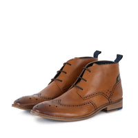 ALED LEATHER TAN CHUKKA BOOT