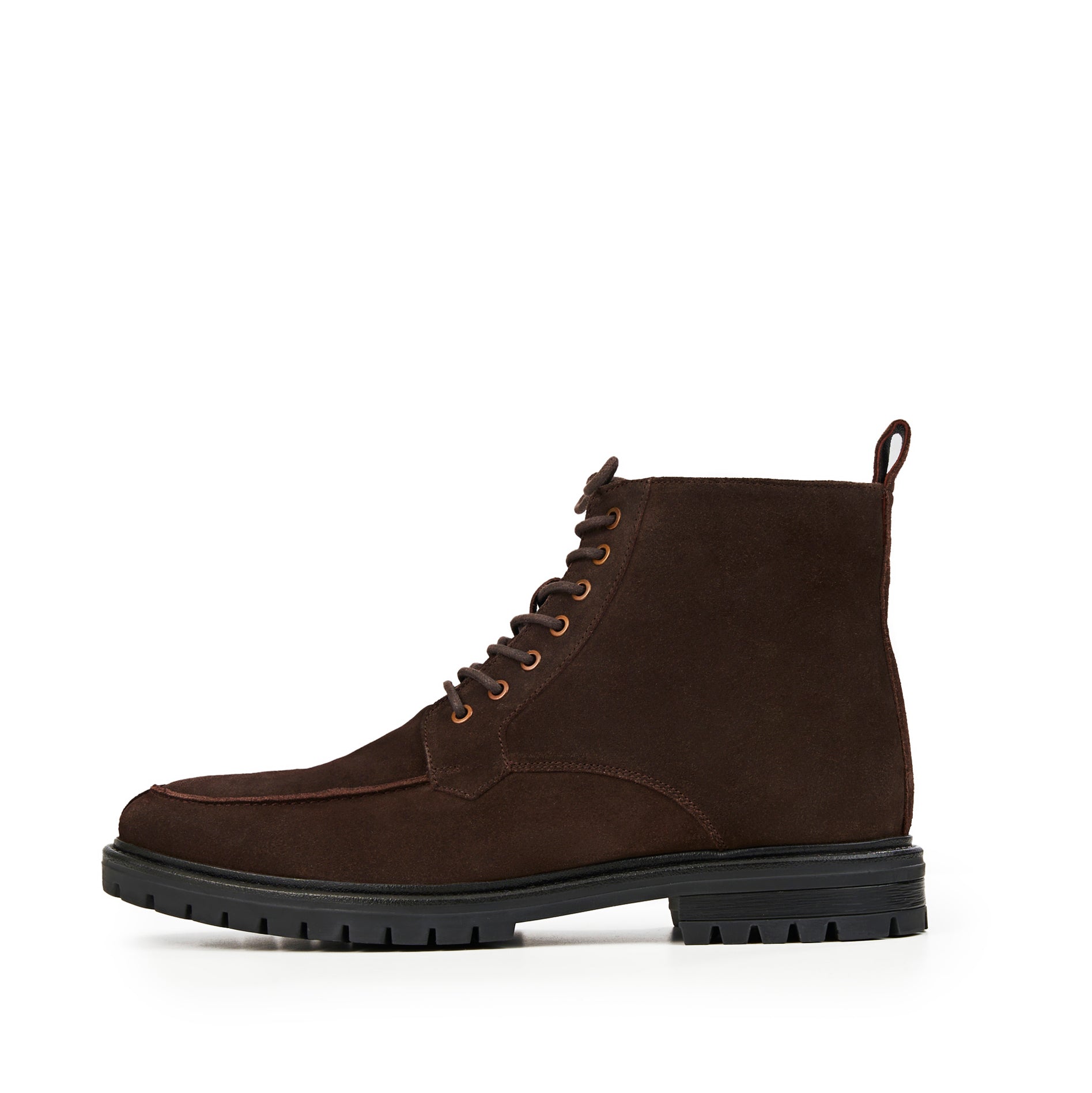 ESPER BROWN SUEDE LACE-UP BOOT