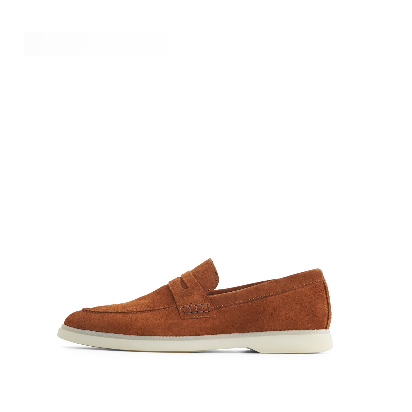 ALESSIO TAN SUEDE PENNY LOAFER