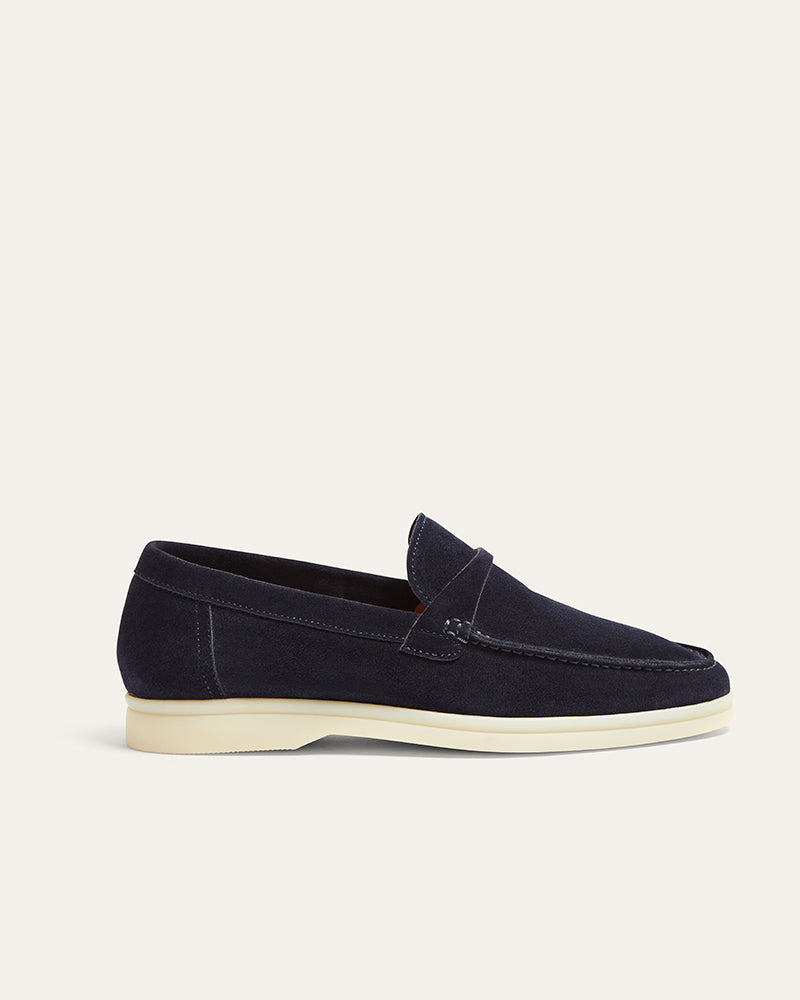 BLAIRE NAVY SUEDE LOAFER