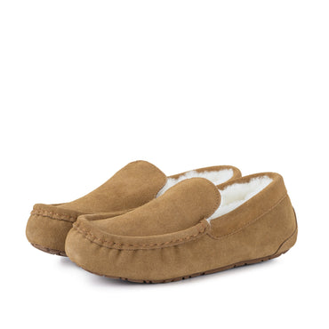 EVAN TAN SHEEPSKIN MOCCASIN