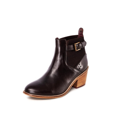 BOTTINES CHELSEA À TALONS MARRONS CHLOE POUR FEMMES