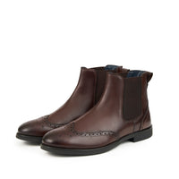 ALEXANDER BROWN LEATHER CHELSEA BOOT