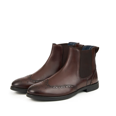 ALEXANDER BROWN LEATHER CHELSEA BOOT