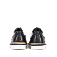 RIPLEY NAVY WEDGE DERBY BROGUE