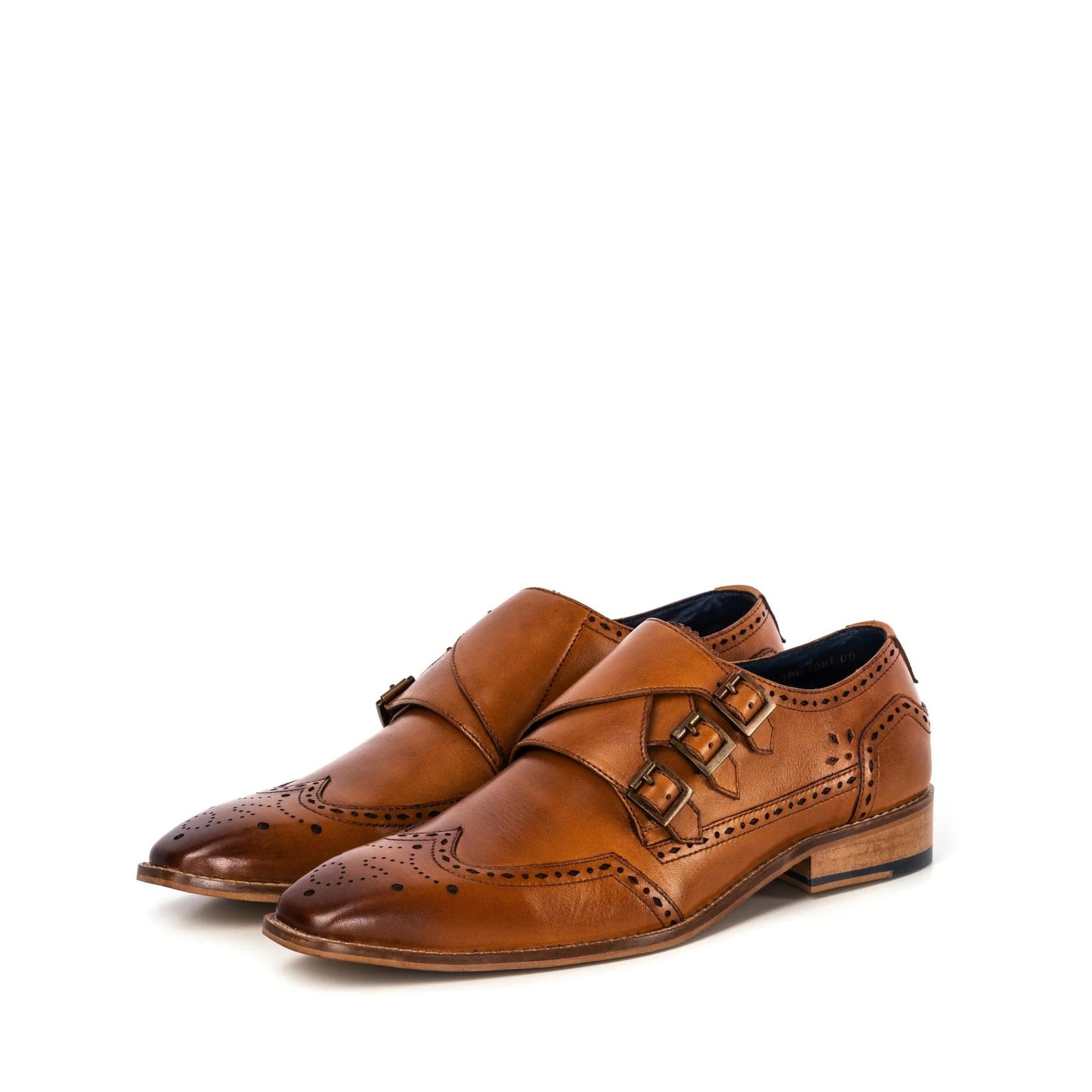 MENS GS MAGNUS TAN MONK STRAP