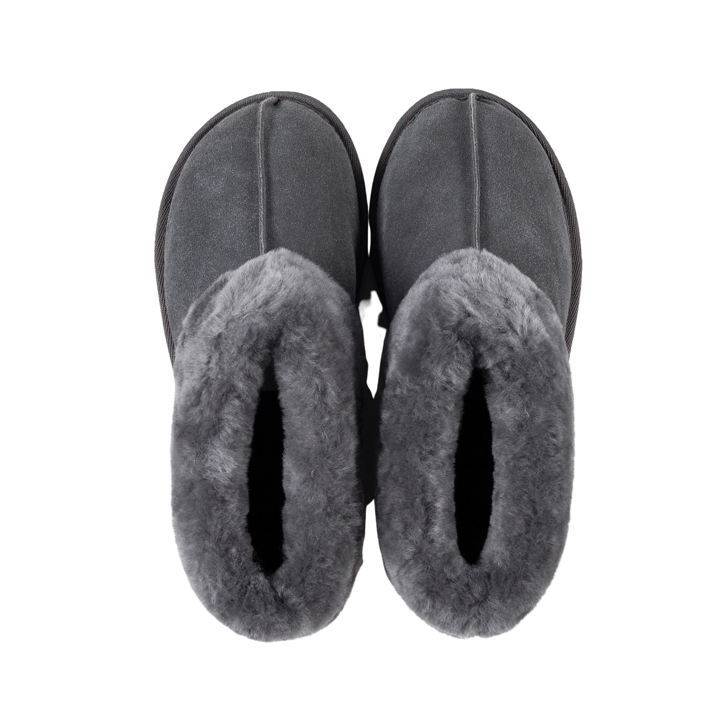 ANABELLA GREY SHEEPSKIN SLIPPER BOOTIE