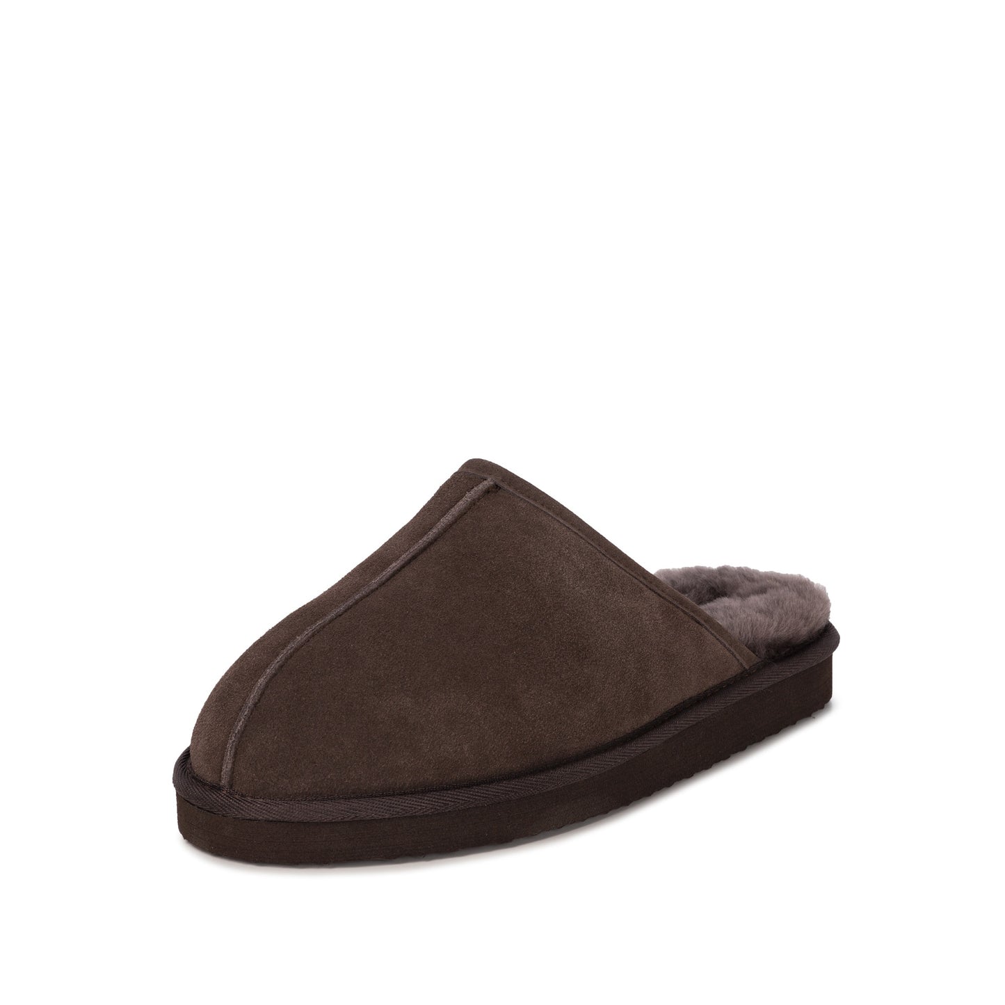 MAX CHOCOLATE SHEEPSKIN MULE