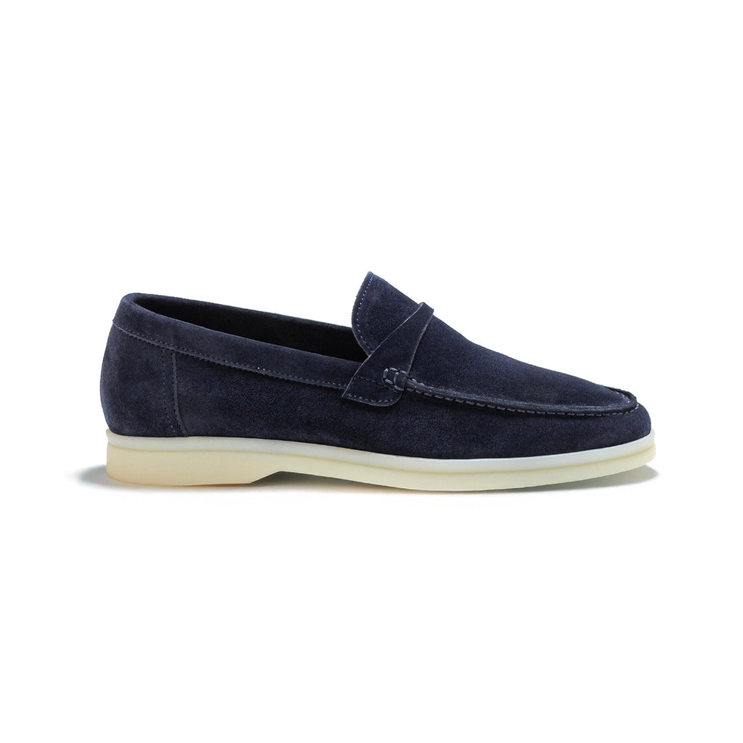BLAIRE NAVY SUEDE LOAFER
