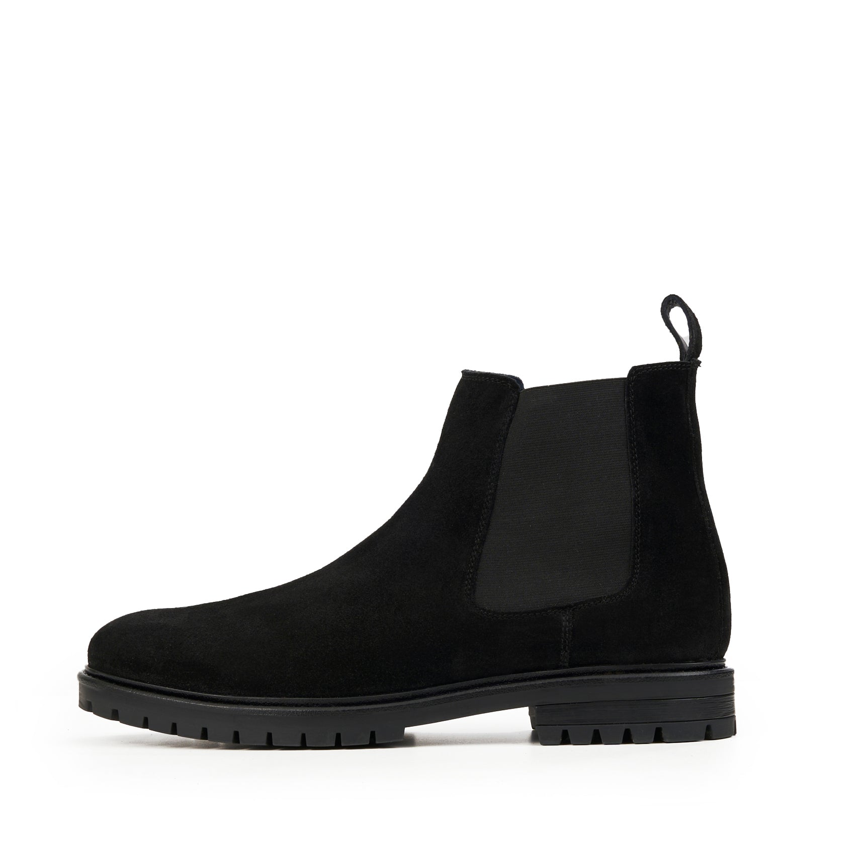 BRAY BLACK SUEDE CHELSEA BOOT