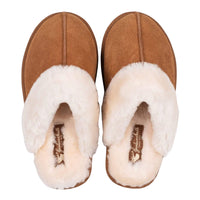 SUZIE TAN SHEEPSKIN MULE