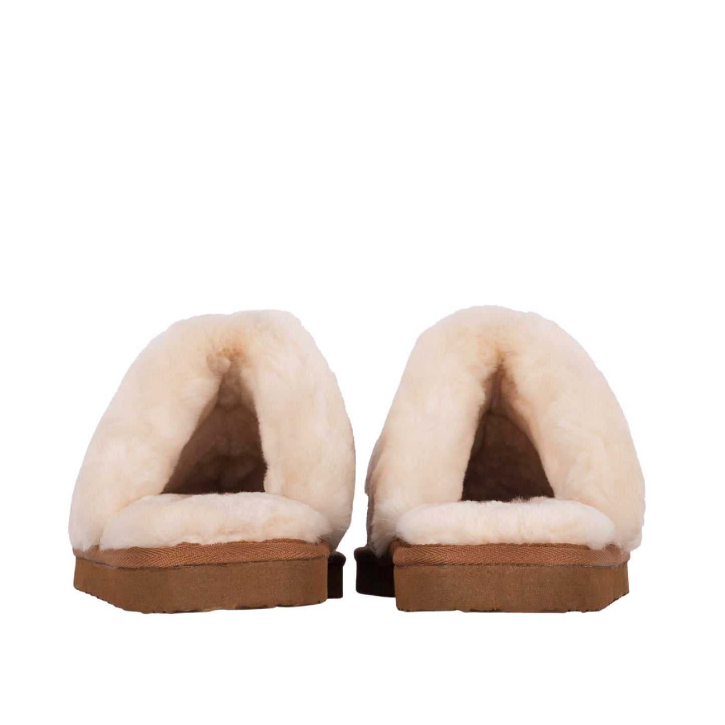 SUZIE TAN SHEEPSKIN MULE