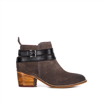 LILY GREY SUEDE STRAP BOOT