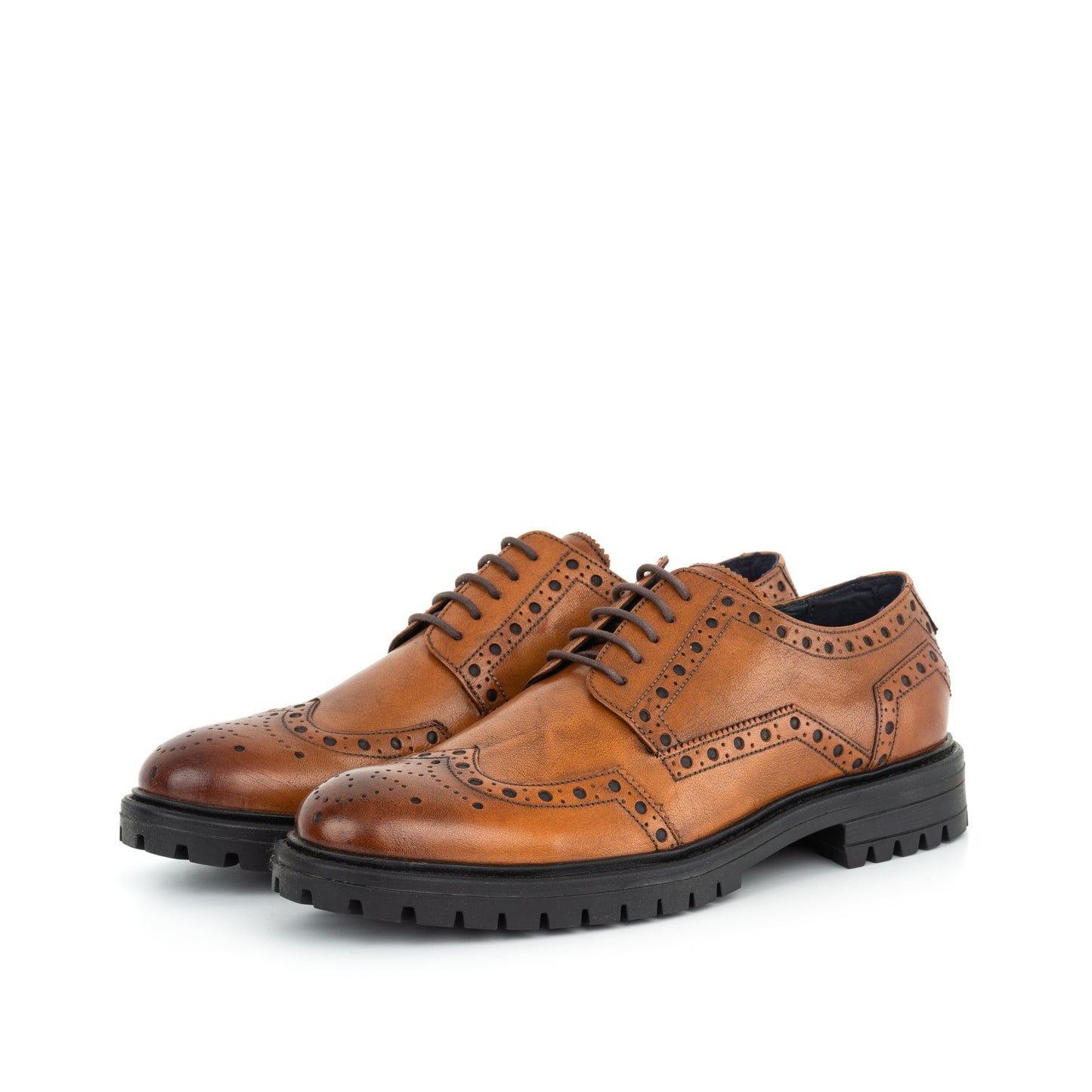 RUSSELL TAN DERBY BROGUE